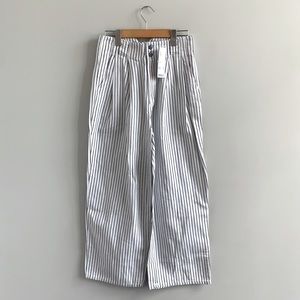 New Urban Outfitters Pin Stripe Wide Leg Trousers